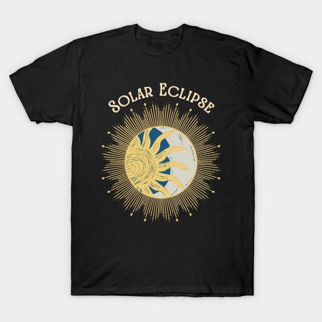 solar eclipse indie design T-Shirt by Illustration Planet